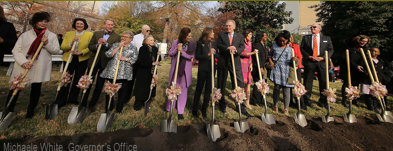 Womens Monument Commission breaks ground